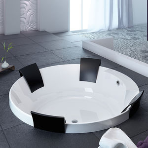 vasca da bagno tonda / in acrilico / doppia