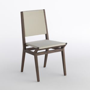 sedia moderna / imbottita / in legno massiccio