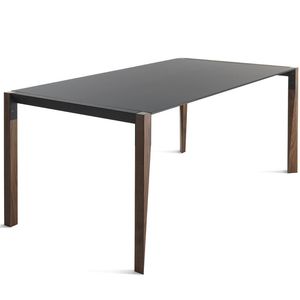 tavolo moderno / in legno / in metallo / rettangolare