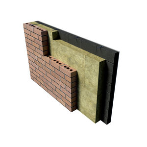 isolante termico / in lana di roccia / per interni / per muro