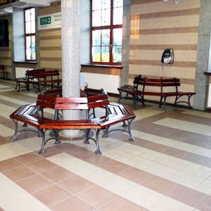 panca pubblica / classica / in legno / in metallo