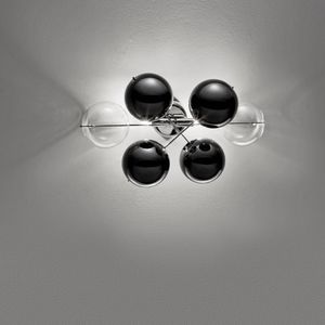 applique moderna / in vetro / LED
