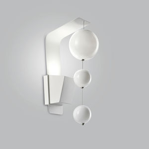 applique moderna / in vetro / in metallo / LED