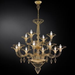 lampadario in stile / in metallo