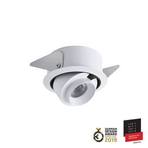 downlight da incasso a soffitto / LED / tondo / in alluminio