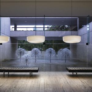 lampada a sospensione / moderna / in fibra di vetro / da interno