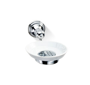 portasapone da parete / in ottone cromato / in ottone placcato oro