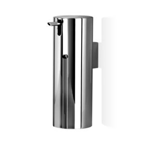 distributore di sapone contract / da parete / in ottone cromato / manuale