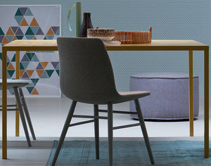 tavolo moderno / in legno laccato / rettangolare / quadrato