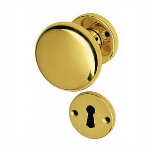 pomello per porta moderno / in ottone