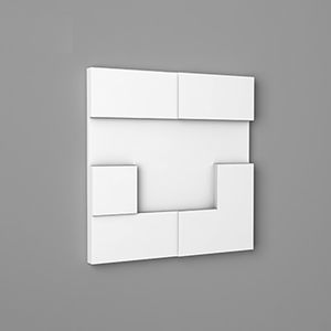 pannello decorativo in poliuretano / da parete / 3D