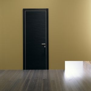porta da interni / a ventola / in legno / in alluminio