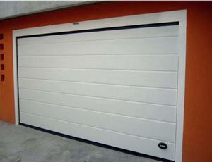 porta da garage sezionale / in acciaio galvanizzato / automatica