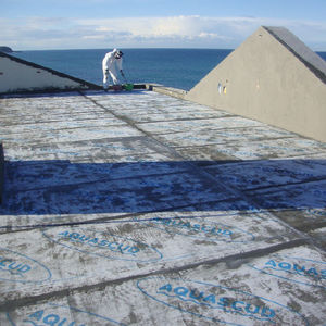 sistema impermeabilizzante in elastomero / per balcone / per tetti piani / liquido