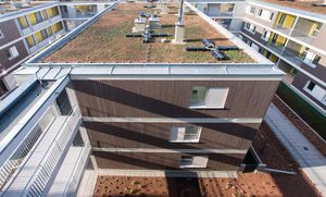 edificio prefabbricato / per alloggi collettivi / residenziale / in legno