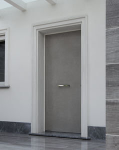 porta d'ingresso / battente / in MDF / in acciaio