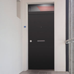 porta d'ingresso / battente / in MDF / in acciaio