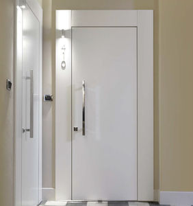 porta interna / battente / in legno / acustica