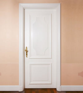 porta da interni / battente / in legno / acustica