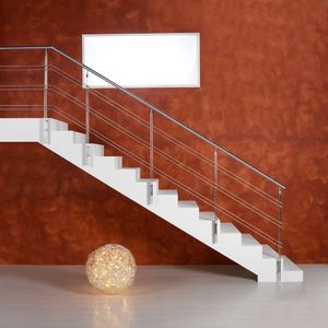 ringhiera in acciaio inox / a sbarre / da interno / per scala