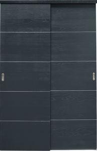 porta per armadio / battente / scorrevole / in abete