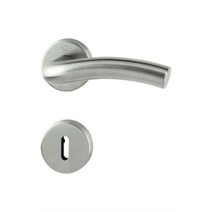 maniglia per porta / in acciaio inox / moderna