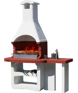 barbecue a carbonella / fisso / in calcestruzzo