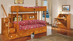 letto a castello / con letto estraibile / singolo / marino