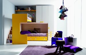 letto a soppalco / singolo / moderno / per bambini (unisex)