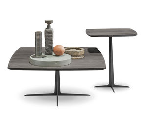 tavolino moderno / in legno / in metallo / rettangolare