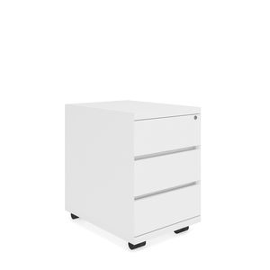 cassettiera per ufficio in legno / 3 cassetti / 2 cassetti / con rotelle
