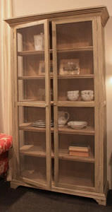 credenza con alzata classica / in legno