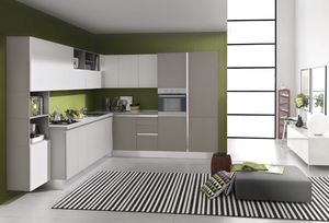 cucina moderna / in laminato / laccata