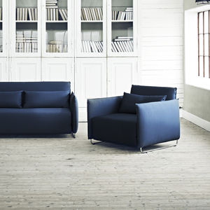 poltrona moderna / in tessuto / letto / con rivestimento rimovibile