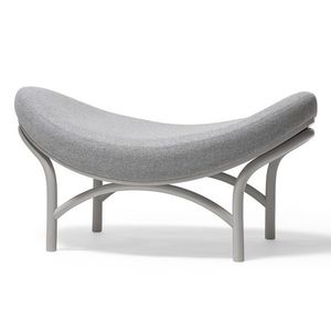 poggiapiedi moderno / in tessuto / in legno curvato