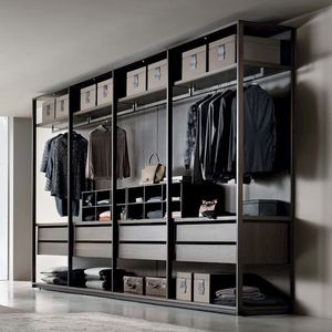 cabina armadio moderna / in legno laccato
