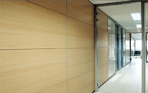 parete amovibile / in legno / da ufficio