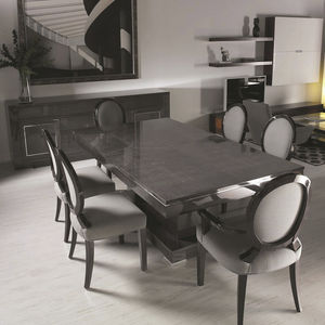 tavolo da pranzo moderno / in legno / rettangolare / quadrato