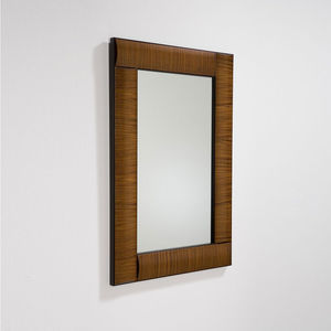 specchio a muro / in stile / rettangolare / in legno