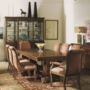 tavolo da pranzo in stile / in legno / rettangolare / allungabile