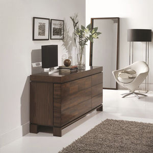 cassettone moderno / in legno / con specchio