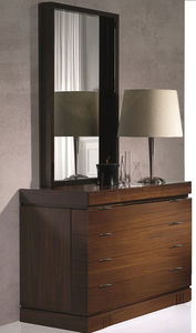 cassettone moderno / in legno / con specchio