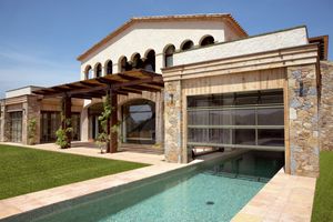 porte sezionali per garage / in alluminio / automatiche