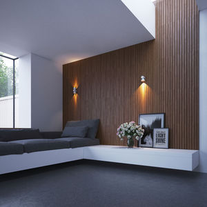 applique moderna / in acciaio / LED