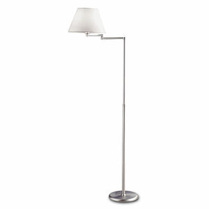 lampada da terra / moderna / in tessuto / in ottone