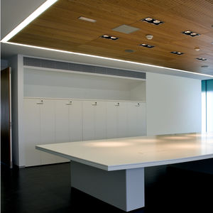 pannello acustico per soffitto / per controsoffitto / in MDF / perforato
