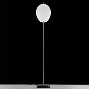 lampada da terra / moderna / in acciaio inossidabile / in vetro