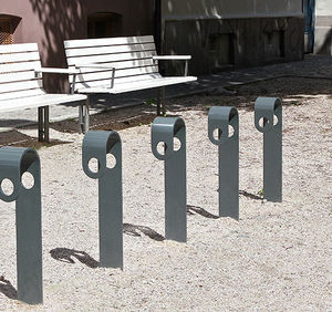 rastrelliera per biciclette in acciaio / per spazi pubblici