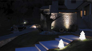 lampada con piede / design originale / in polietilene / da esterno