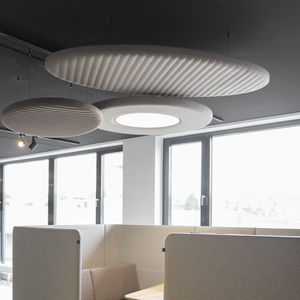 baffle acustico in tessuto / sospeso / decorativo